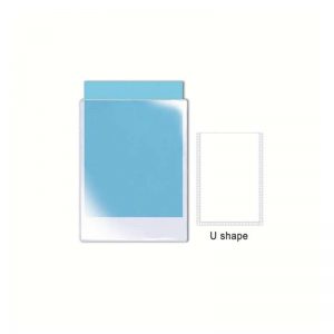U - Shape Plastic Clear Holder