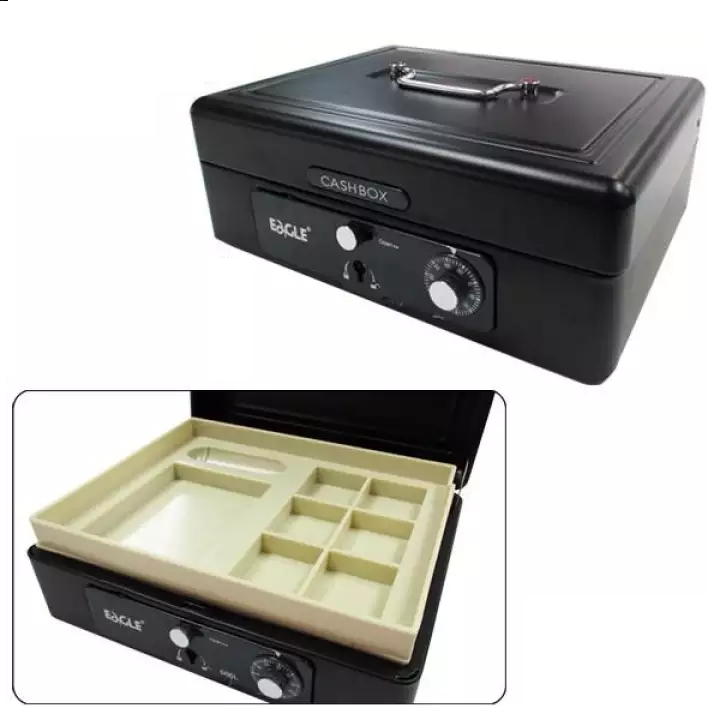 Eagle Cash Box With Key & Number Lock (668 Series)